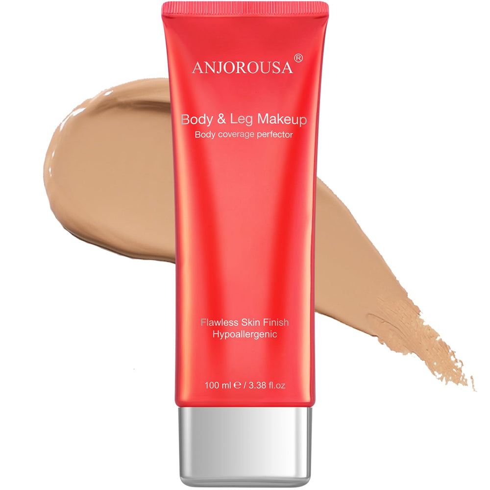 ANJOROUSA Body Coverage Perfector couvre les tatouages avec une texture légère et naturelle.