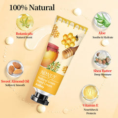Ankoo-y creme mains miel richesse sensorielle et peau nourrie.