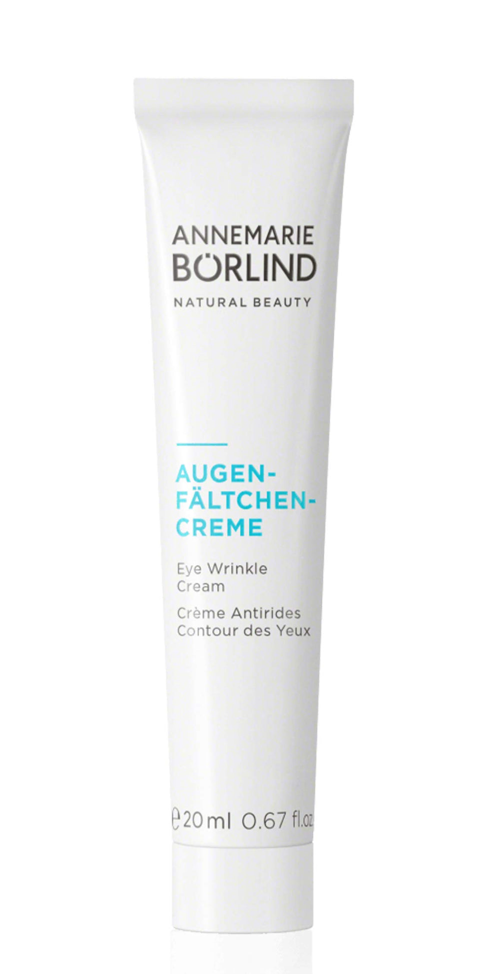ANNEMARIE BÖRLIND – crème contour des yeux, bouteille élégante et douceur pour la peau.