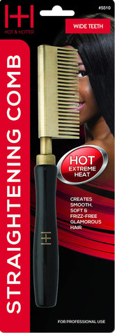 Peigne thermique Annie, dents larges facilitant démêlage sans tirailement pour cheveux épais.