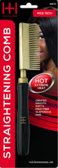Peigne thermique Annie, dents larges facilitant démêlage sans tirailement pour cheveux épais.
