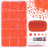 AnoleAir paillettes orange 2mm pour décor précis et durable.