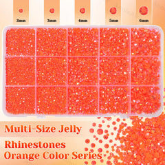 AnoleAir paillettes orange 3mm pour motifs éclatants sur accessoires.