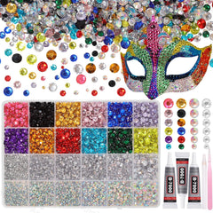 AnoleAir rhinestones résine à dos plat 2mm pour détails lumineux