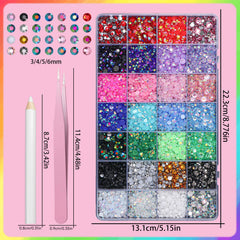 AnoleAir tailles rhinestones 3-6mm offrant plus d'options de design et de précision