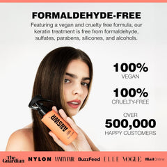 ANSWR Application 60 minutes – rituel capillaire simple pour cheveux lisses et brillants.