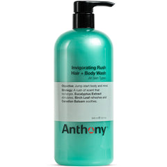 Anthony 2-en-1 douche-shampoing en bouteille, hydratation et fraîcheur quotidiennes.
