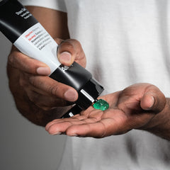 Billes d’Aloé véra libèrent hydratation lors du rasage.