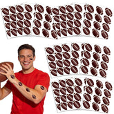 Tatouages ANTING football sur feuilles, idéal pour décorer vos fêtes.