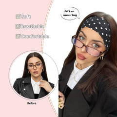 Bandeau Anvnkl pois noir blanc – maintien fiable et look tendance.