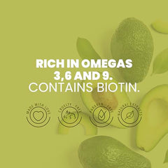 ANYELUZ Shampoing Avocat Omega-3 – mélange d'huiles pour brillance