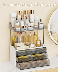 Anylady-etageres-maquillage avec tiroirs 3 niveaux pour un accès rapide.