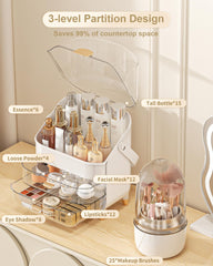 Anylady organise-cosmetiques-bijoux etageres, visibilité claire et rangement facilité.