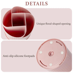 Anyoifax design floral avec rayures verticales rose qui sublime votre coiffeuse.