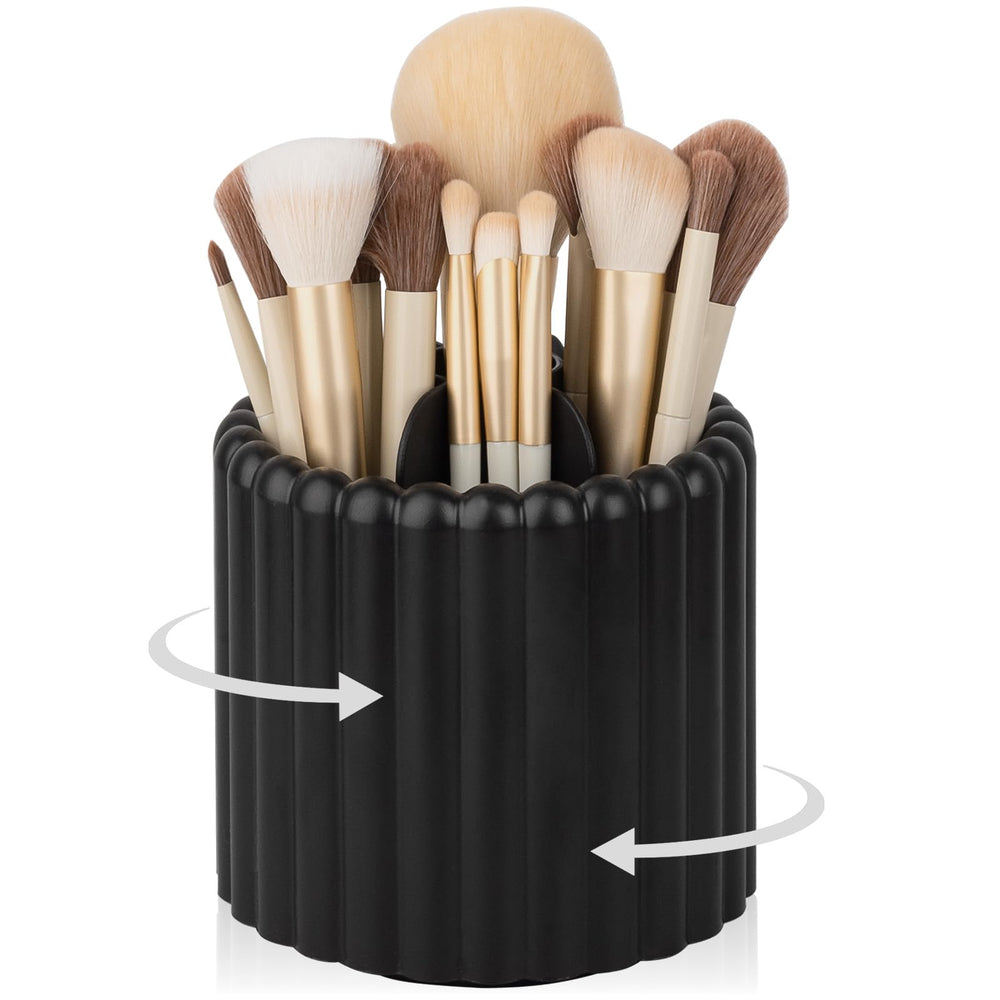 Anyoifax porte-brosse maquillage 360 rotation 7 emplacements facilitant l'organisation des pinceaux