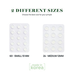 Pansement hydrocolloïde AOA Studio 12 mm absorbant les impuretés.