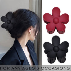 AOENJIE clip cheveux marguerite grand format, convient à cheveux épais ou volumineux.