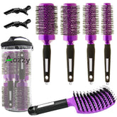 Brosse Aozzy ronde ceramique 25mm brillance et volume