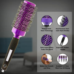 Brosse Aozzy ronde ceramique 32mm modelage boucles naturelles