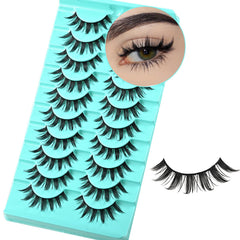 APCYUST Cils Manga – effet doll-eye 8–16 mm pour un regard manga durable