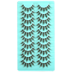 Ensemble cils APCYUST marron, longueurs variables pour différents styles.
