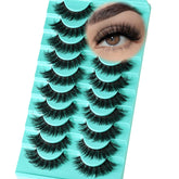 APCYUST cils volume visons synthétiques – offre un regard volumineux et structuré.