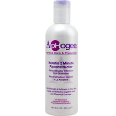 Soin Aphogee Rénovateur à la Kératine en 2 Minutes – pack de 2 bouteilles, réparateur et fortifiant.