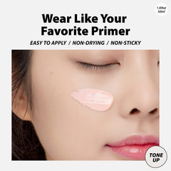 A'PIEU Pure Block Tone Up Sun Base – teinte naturelle prête pour le maquillage