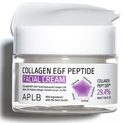APLB Collagen EGF Peptide Crème pot: hydratation et revitalisation quotidiennes.