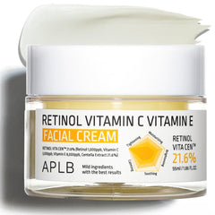 APLB Crème visage Retinol Vitamine C emballage — soin hydratant quotidien