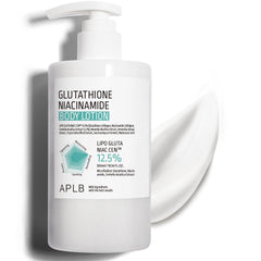 Lotion APLB, flacon pompe, hydratation longue durée pour la peau.