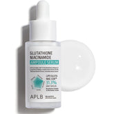 APLB Glutathion Niacinamide Ampoule sur une bouteille élégante et hydratante