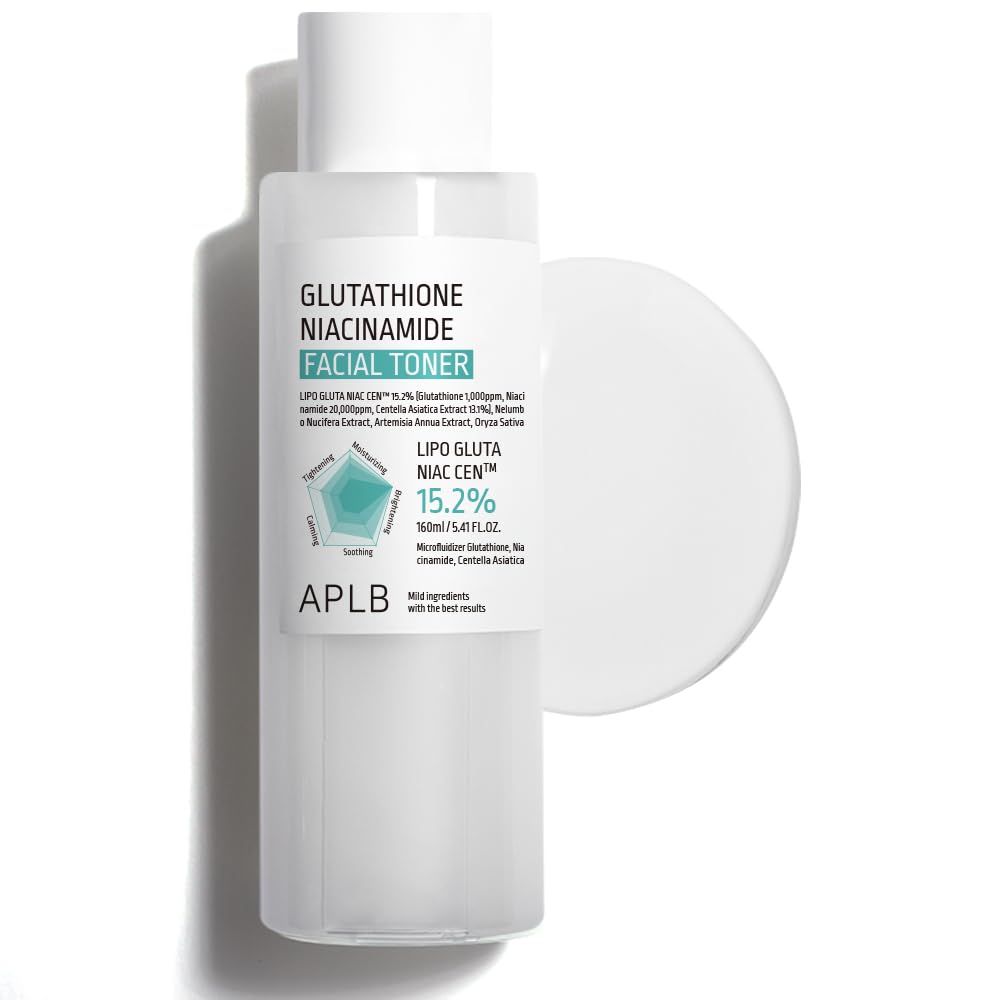 APLB tonique Glutathione Niacinamide - bouteille prête à l'emploi et hydratation légère