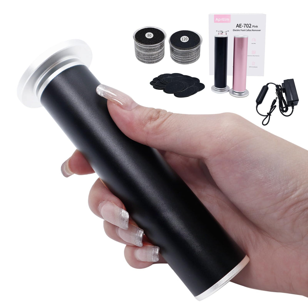 APRELM ponceuse électrique pour pieds avec poignée ergonomique, usage confortable