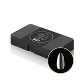 APRÉS Gel-X, boîte d'embouts ongles amande naturelle pour une tenue durable.