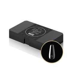 Apres Gel-X boîte de 500 tips forme cercueil naturelle pour ongles harmonieux.
