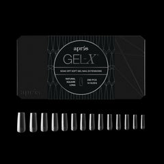 APRÉS Gel-X boîte d’embouts carrés 280, précision et simplicité d’application.
