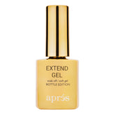 APRÉS Gel Extend – bouteille dorée 15 ml pour une application Gel-X précise.