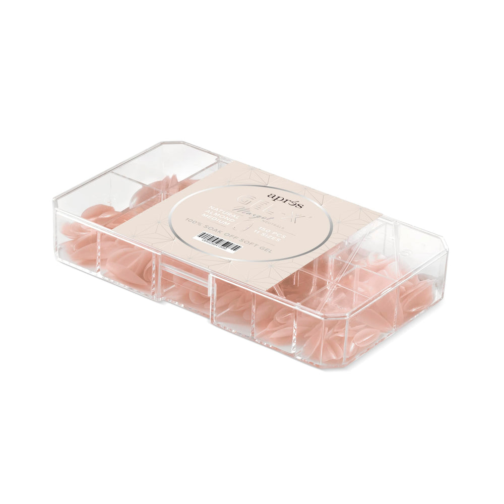 APRÉS Gel-X Margot boîte de 150 extensions pour ongles professionnels.