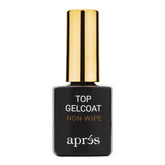 APRÉS Non-Wipe Glossy Top Gelcoat bottle for safe, long-lasting shine.