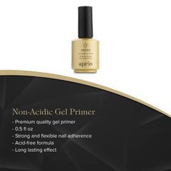 Bouteille Primer Gel Non Acide APRÉS, préparation douce de la plaque pour une adhérence fiable.