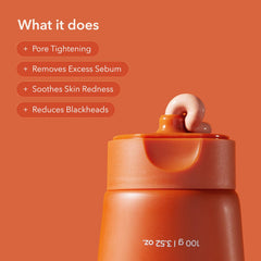 APRILSKIN Carrotene IPMP exfoliation douce avec particules végétales.