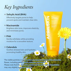 APRILSKIN masque-peel-off calendula : séchage rapide et décollement facile