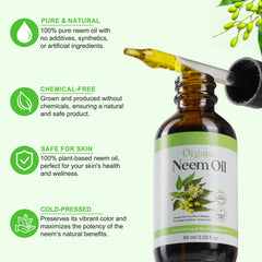 APUUFYQC huile neem pour peau nourrissante, douceur et confort.
