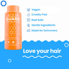 Aqua Guard Shampoing Respect Couleur protège la couleur après baignade.