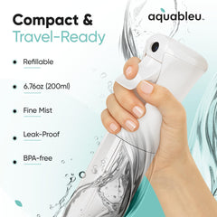 Aquableu, spray brume continue utile pour nettoyage léger à domicile.