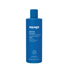 Aquage SeaExtend Silkening Shampoo en flacon, lavage en douceur pour cheveux épais