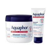 Pommade Aquaphor en pot de 14 onces, soin polyvalent pour peau sèche.