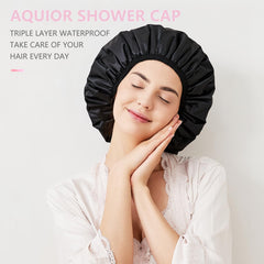 Aquior intérieur-terry absorbe l'humidité pour le soin capillaire.