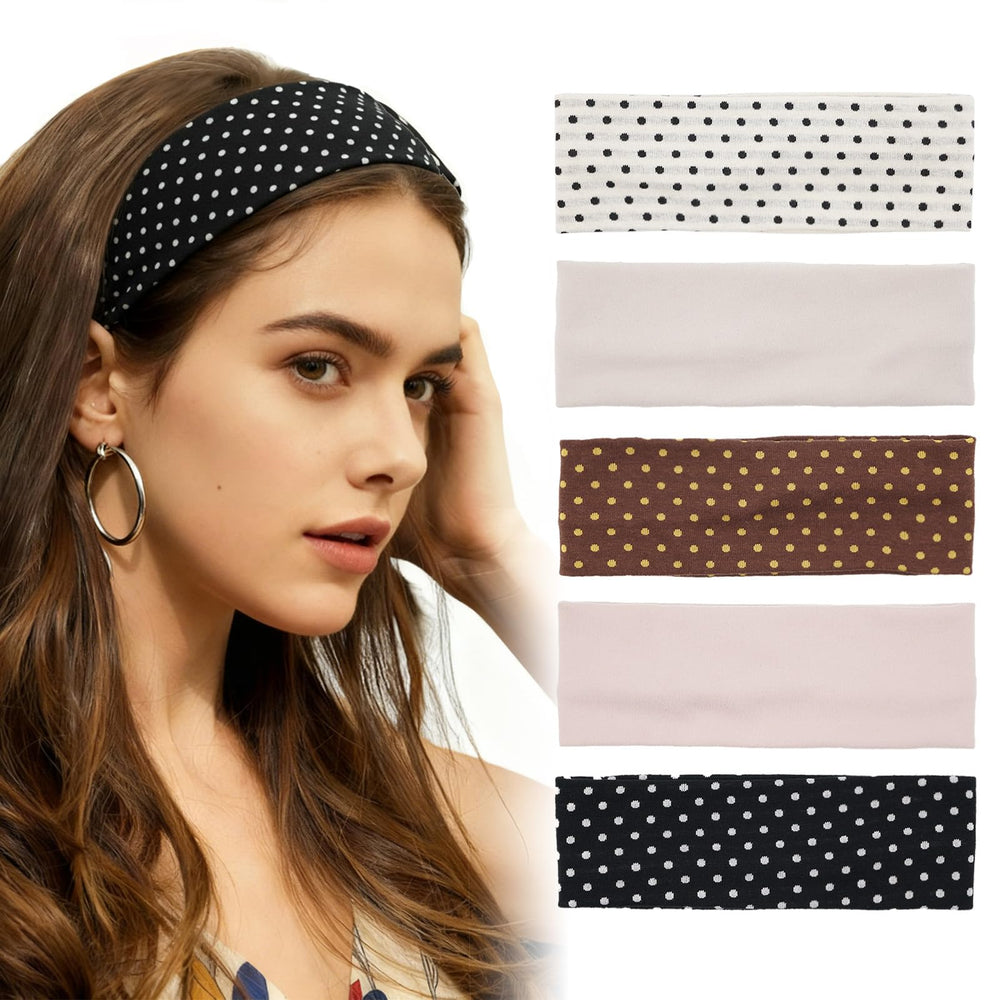 Aranya bandeau pois : confort quotidien et style décontracté.